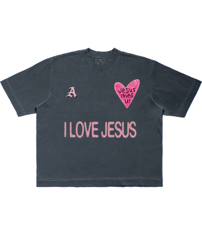 TEE BOXY 'JESUS LOVES U'