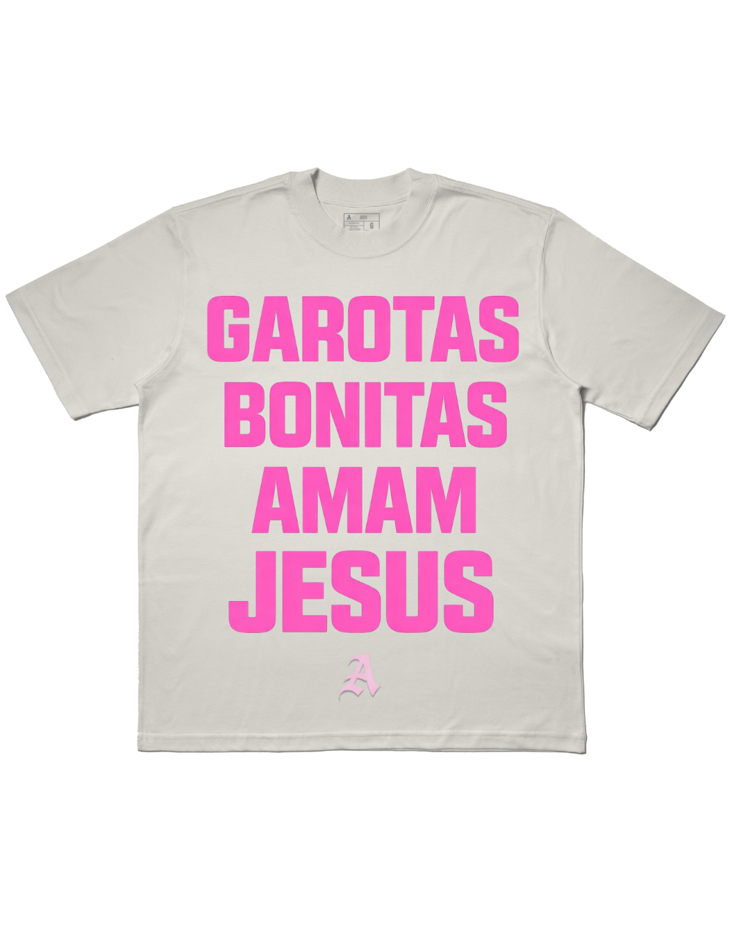 CAMISETA OVERSIZED 'PRETTY GIRLS - PORTUGUÊS' [FRENTE]