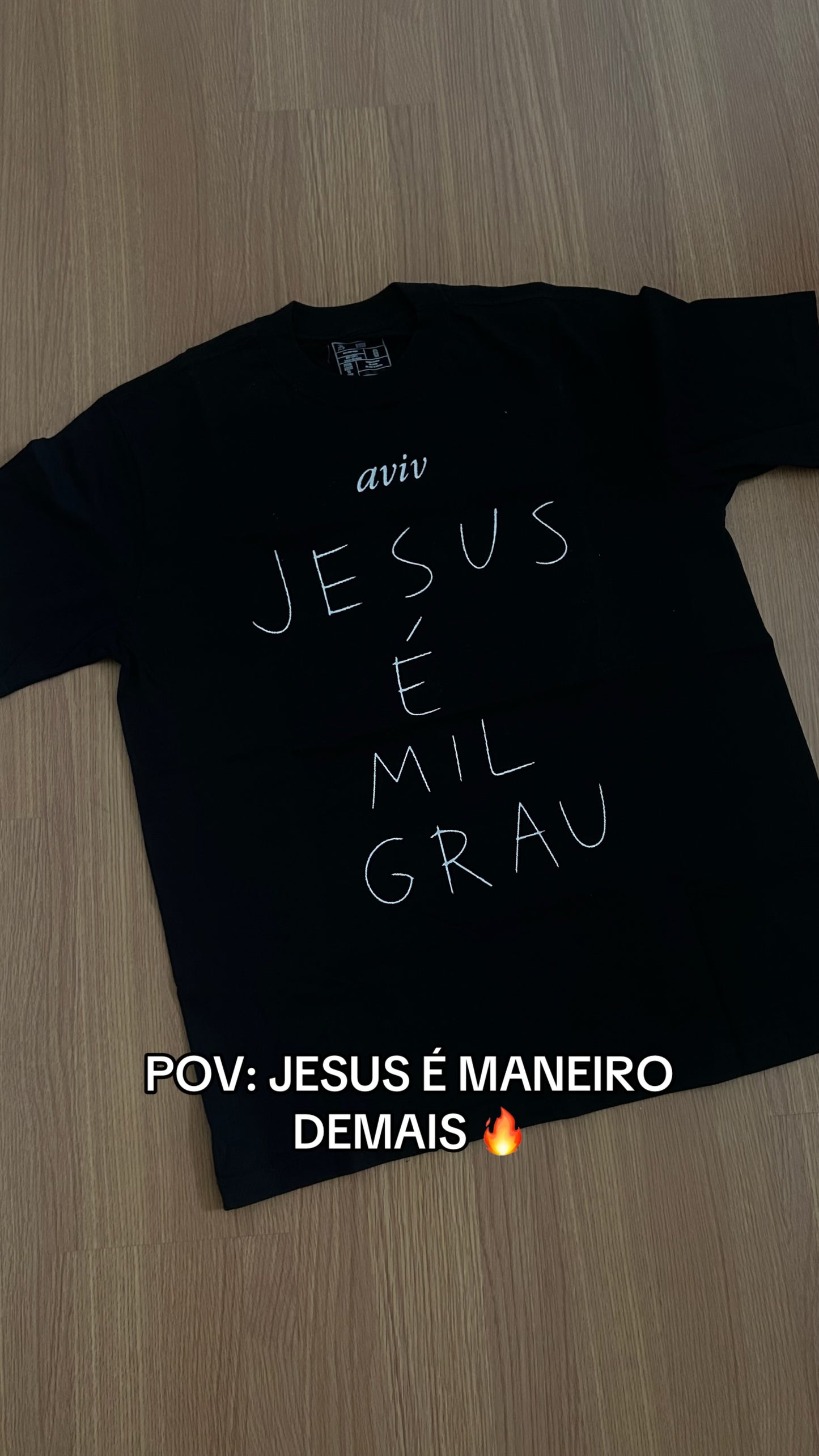TEE OVERSIZED 'MIL GRAU'