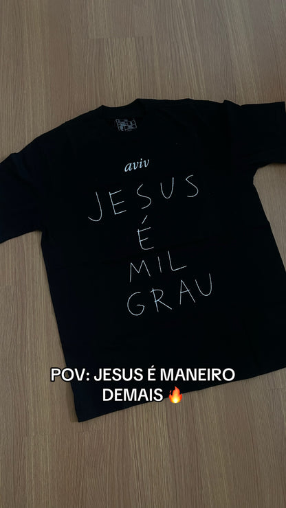 TEE OVERSIZED 'MIL GRAU'