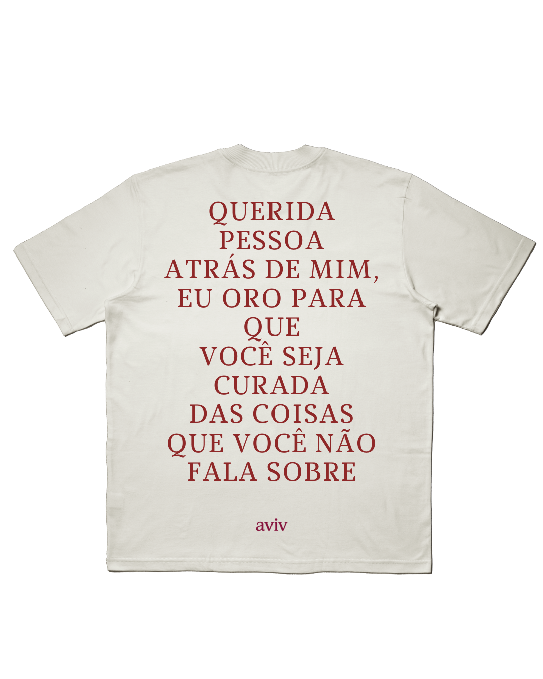 TEE OVERSIZED 'NÃO DESISTA'