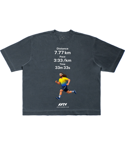 TEE BOXY 'JESUS RUNNING CLUB'