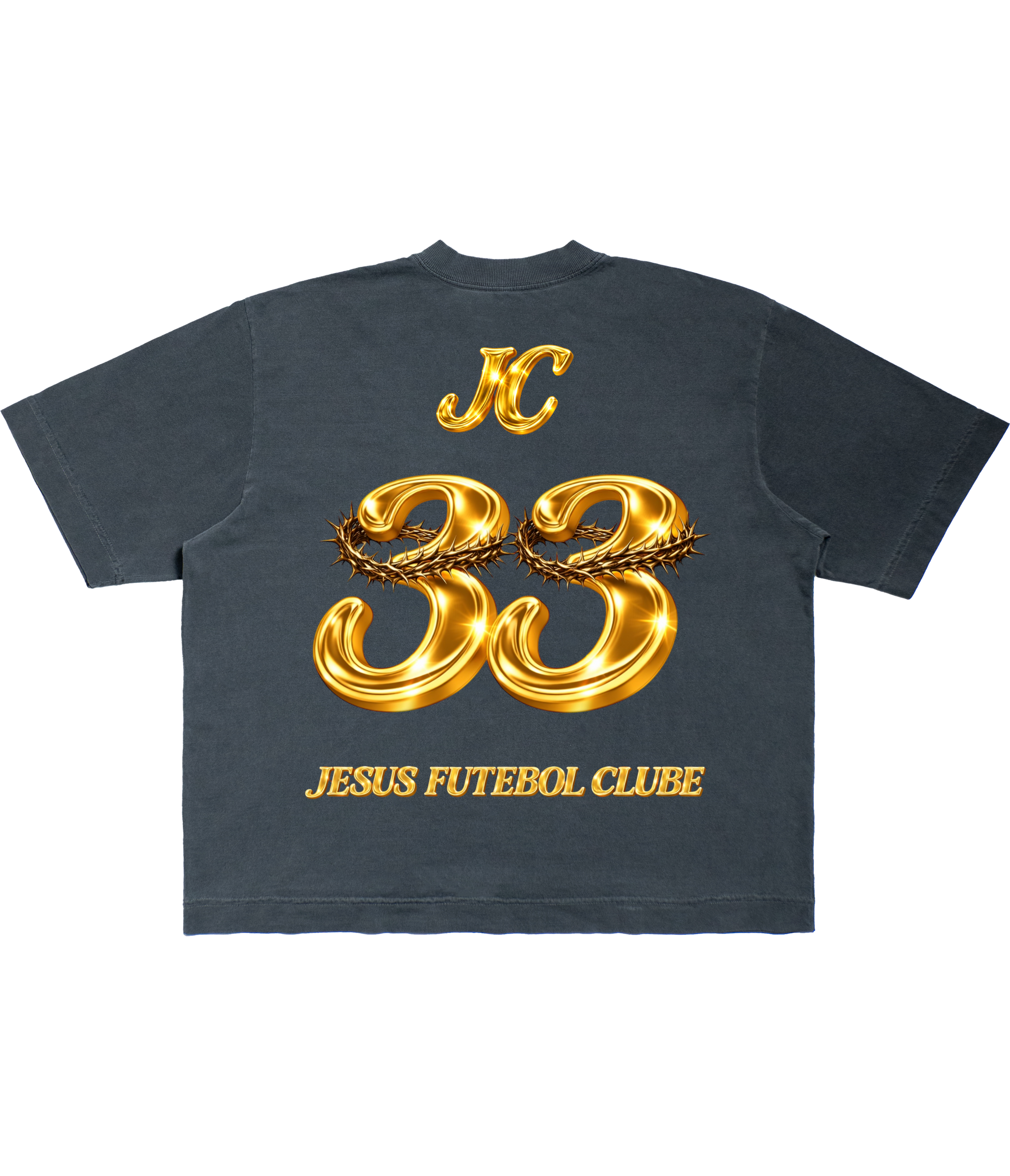 TEE BOXY 'JESUS FC - DOURADO'