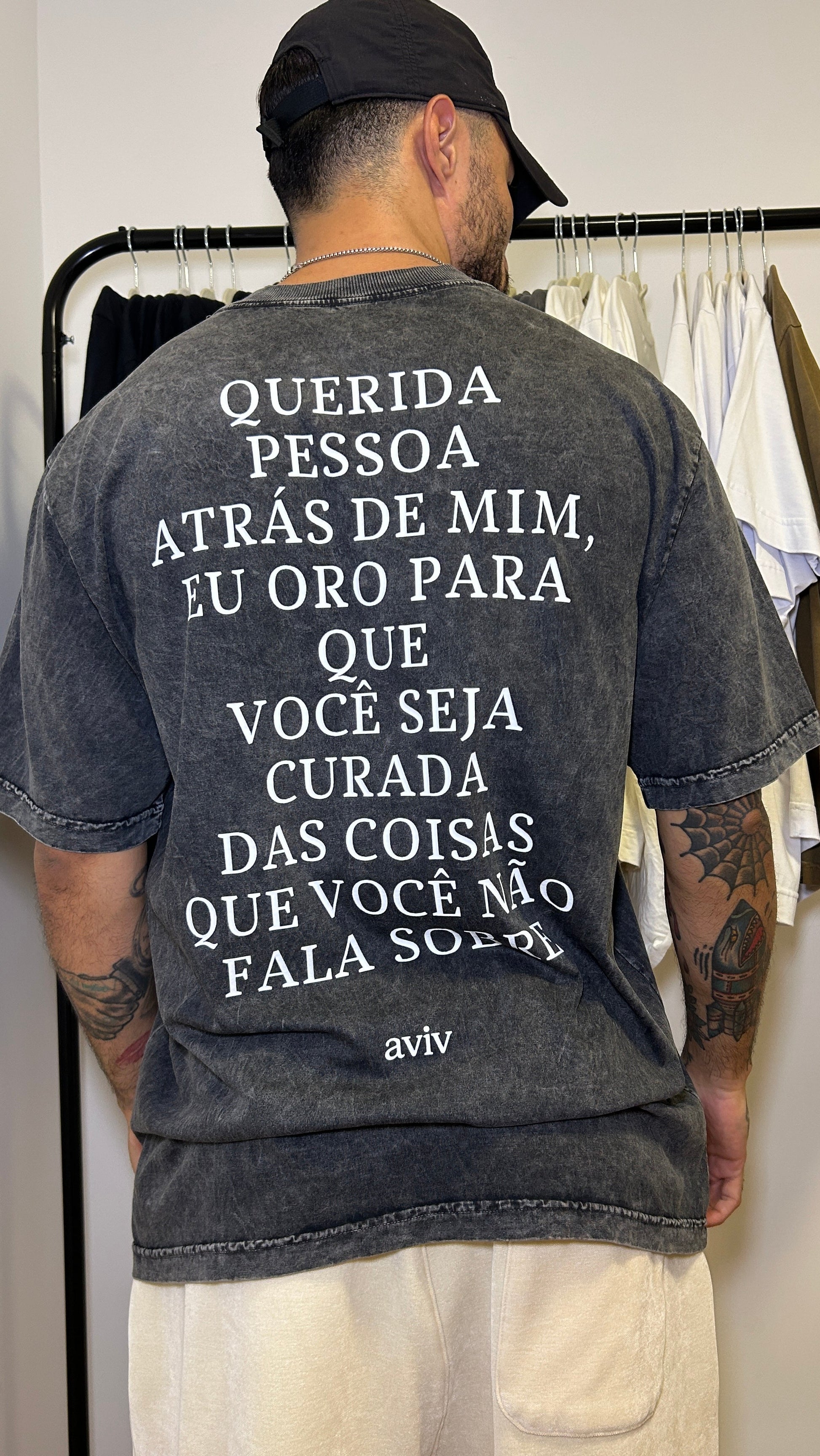 TEE OVERSIZED 'NÃO DESISTA'