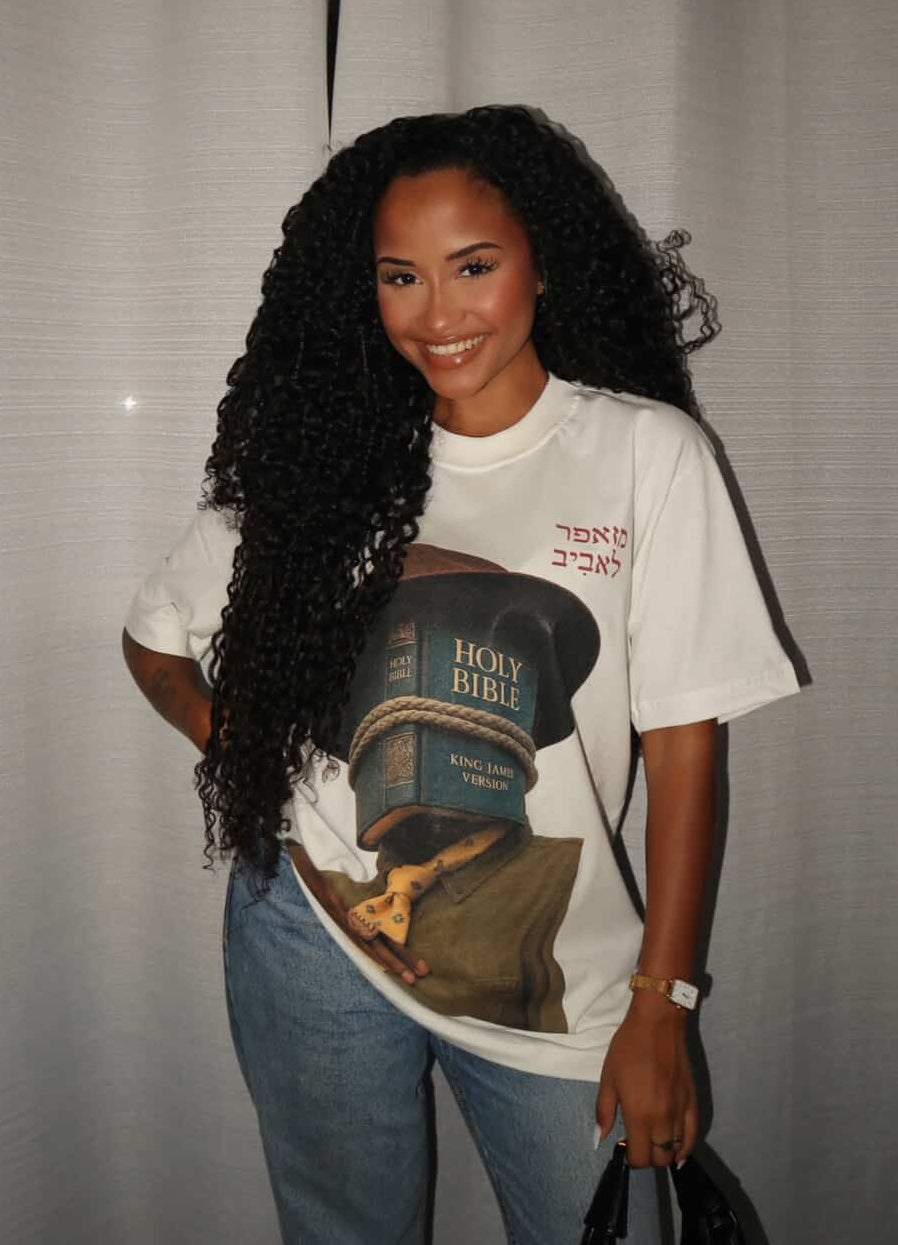 CAMISETA BOXY 'BIBLE FACE' [FRENTE]