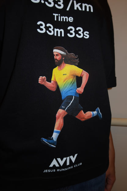 TEE BOXY 'JESUS RUNNING CLUB'