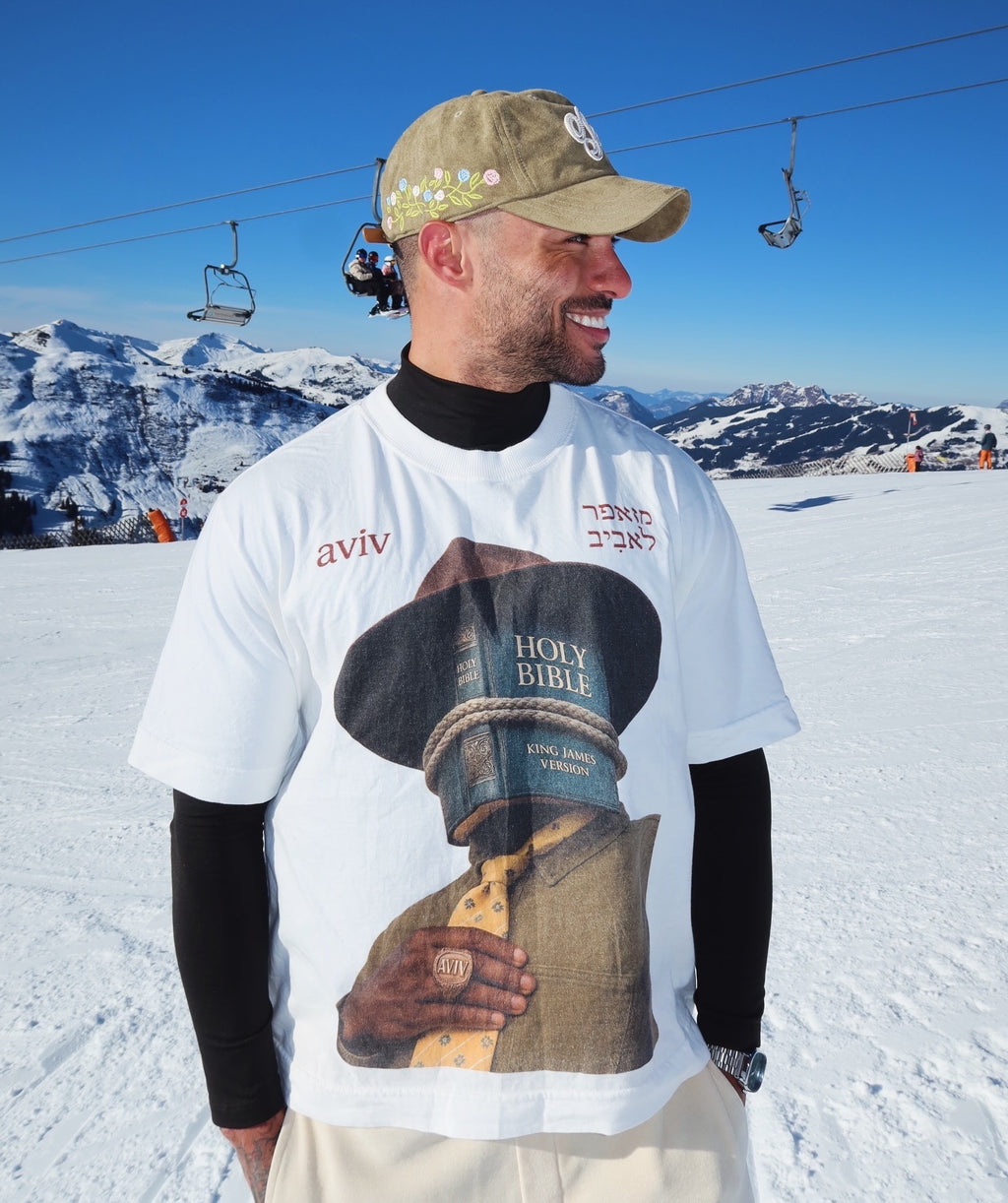 CAMISETA BOXY 'BIBLE FACE' [FRENTE]