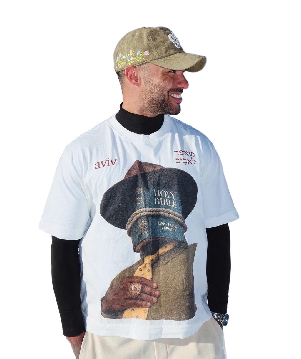 CAMISETA BOXY 'BIBLE FACE' [FRENTE]