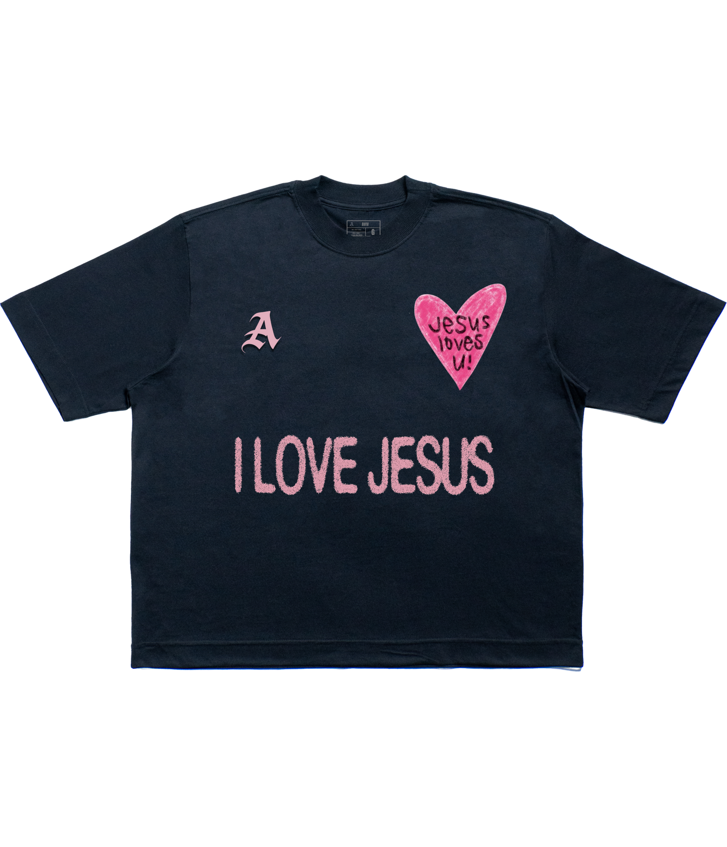 TEE BOXY 'JESUS LOVES U'