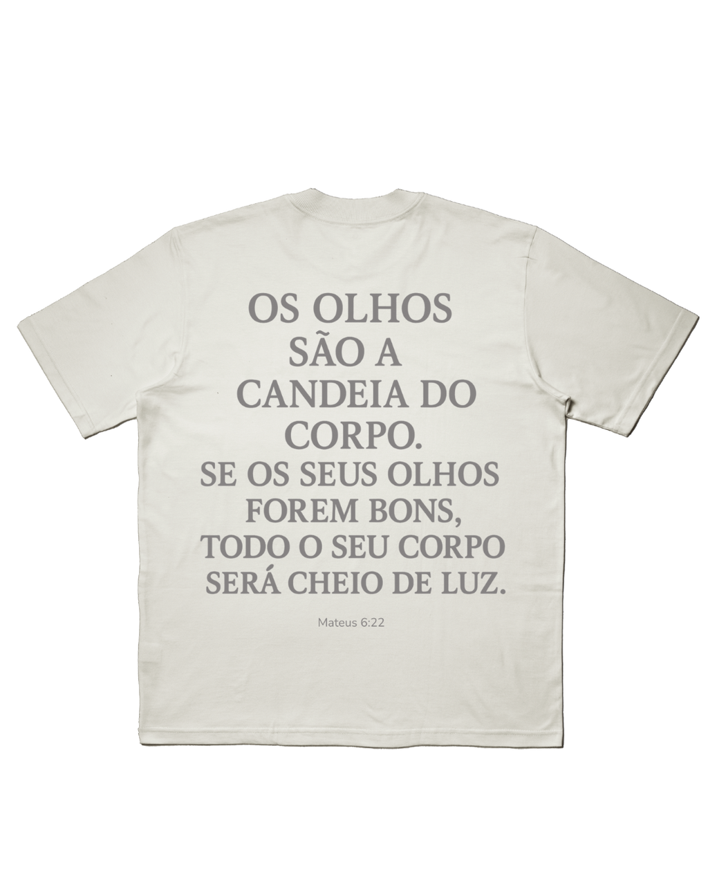 CAMISETA OVERSIZED 'OLHOS' [FRENTE E COSTAS]