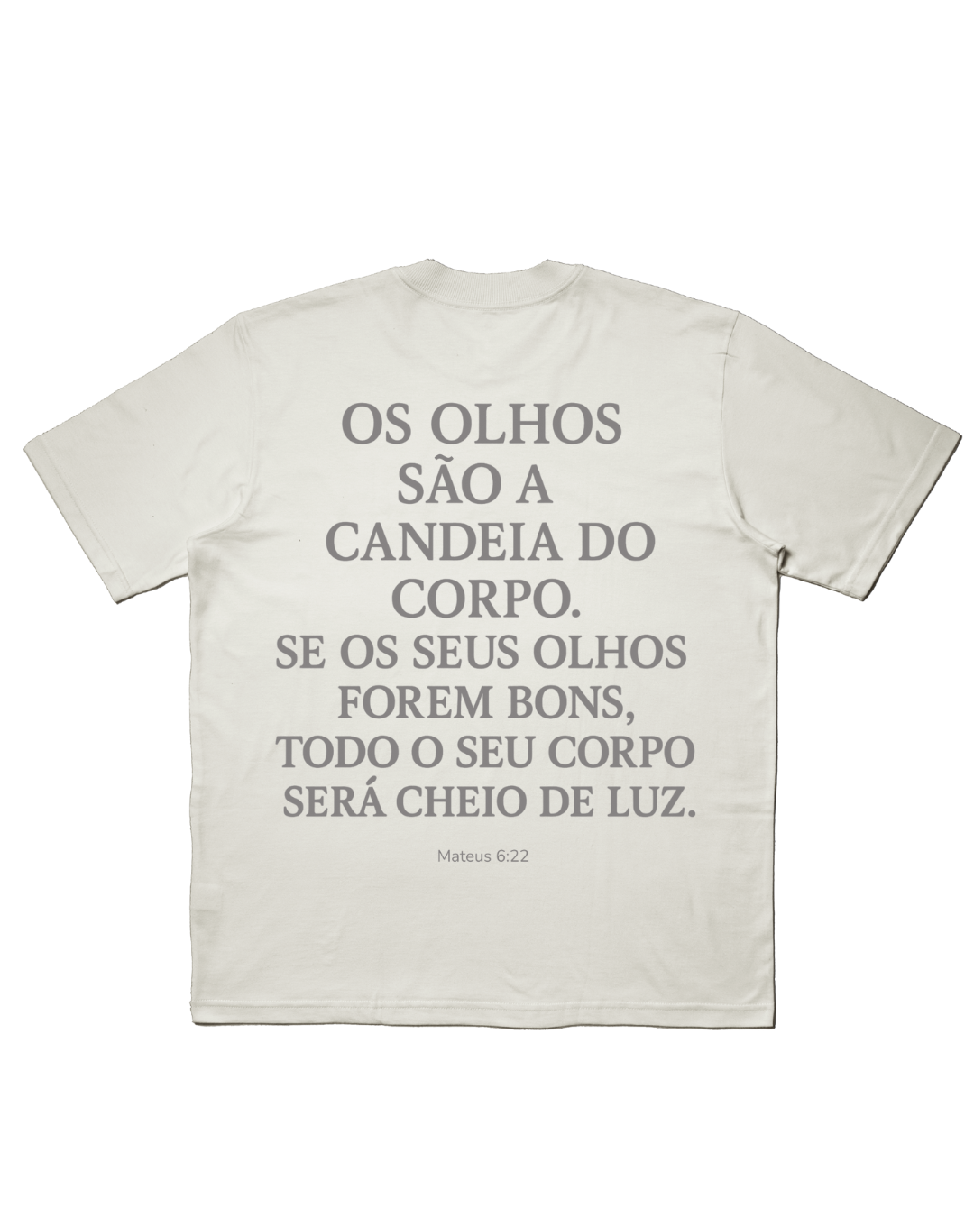 TEE OVERSIZED 'OLHOS' [FRENTE E COSTAS]