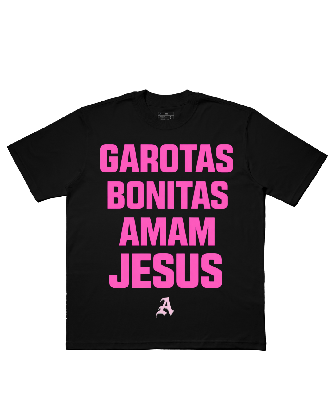 CAMISETA OVERSIZED 'PRETTY GIRLS - PORTUGUÊS' [FRENTE]