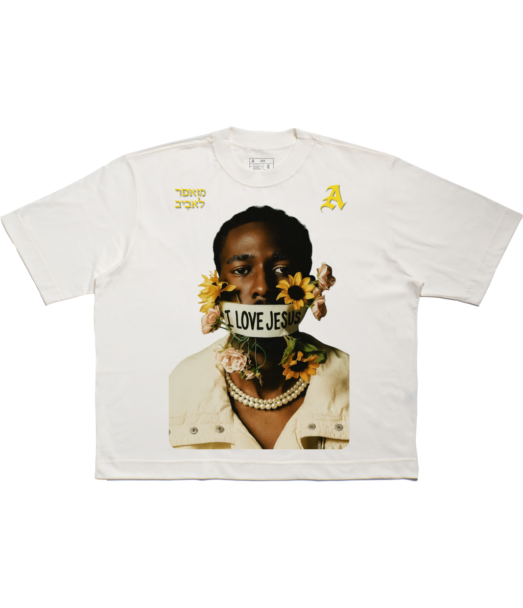 CAMISETA BOXY 'FLORES'