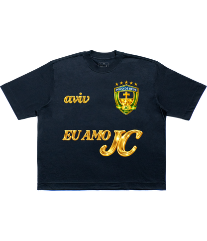 TEE BOXY 'JESUS FC - DOURADO'