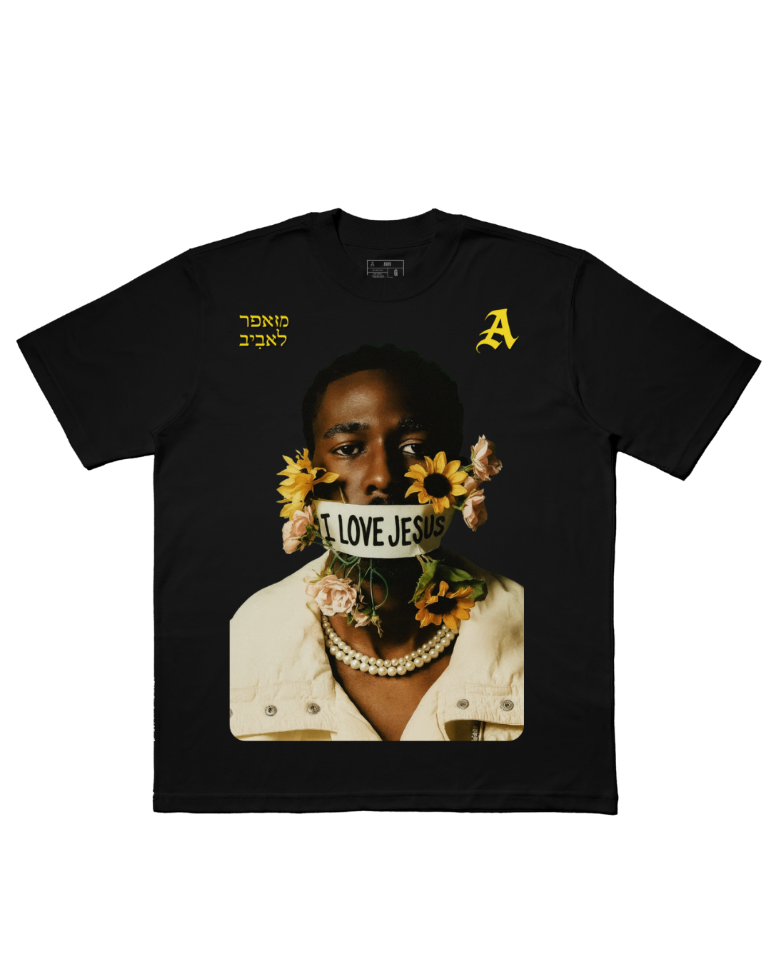 CAMISETA OVERSIZED 'FLORES'