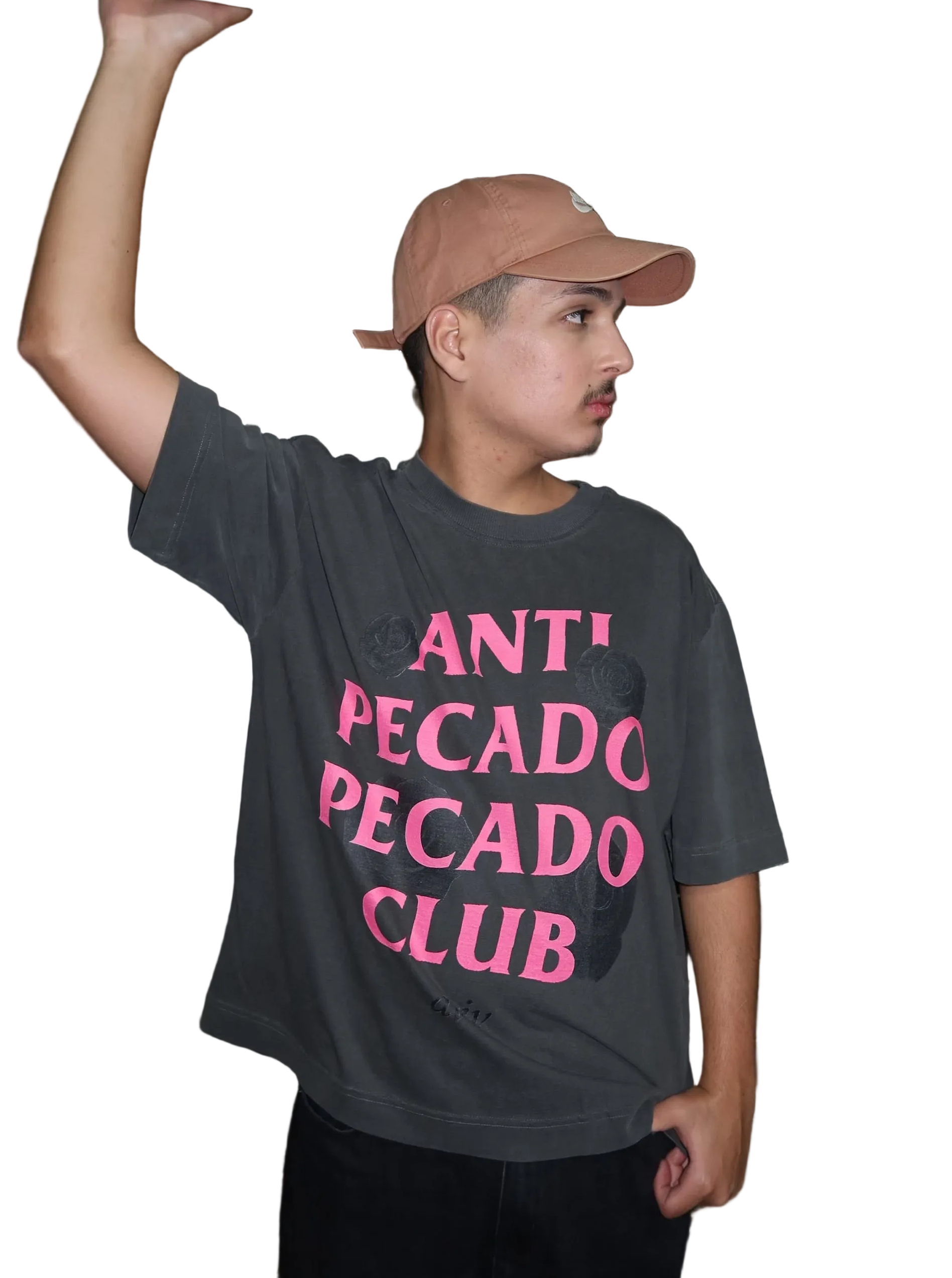 CAMISETA BOXY 'ANTI PECADO' [FRENTE]