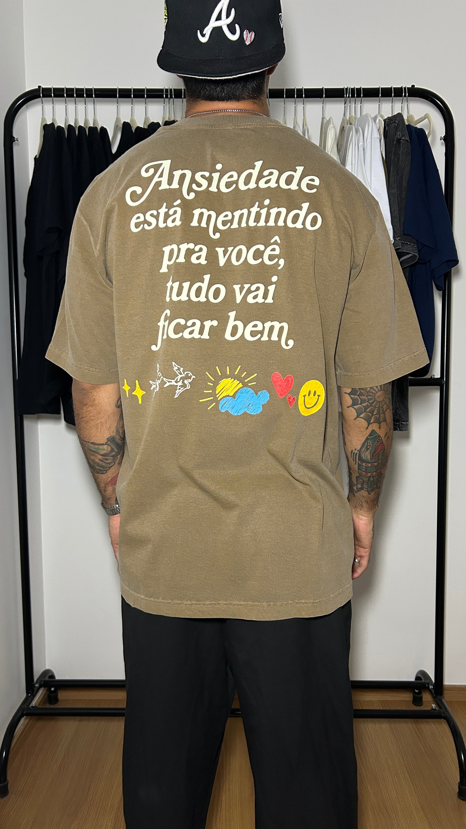 TEE OVERSIZED ‘ANSIEDADE’