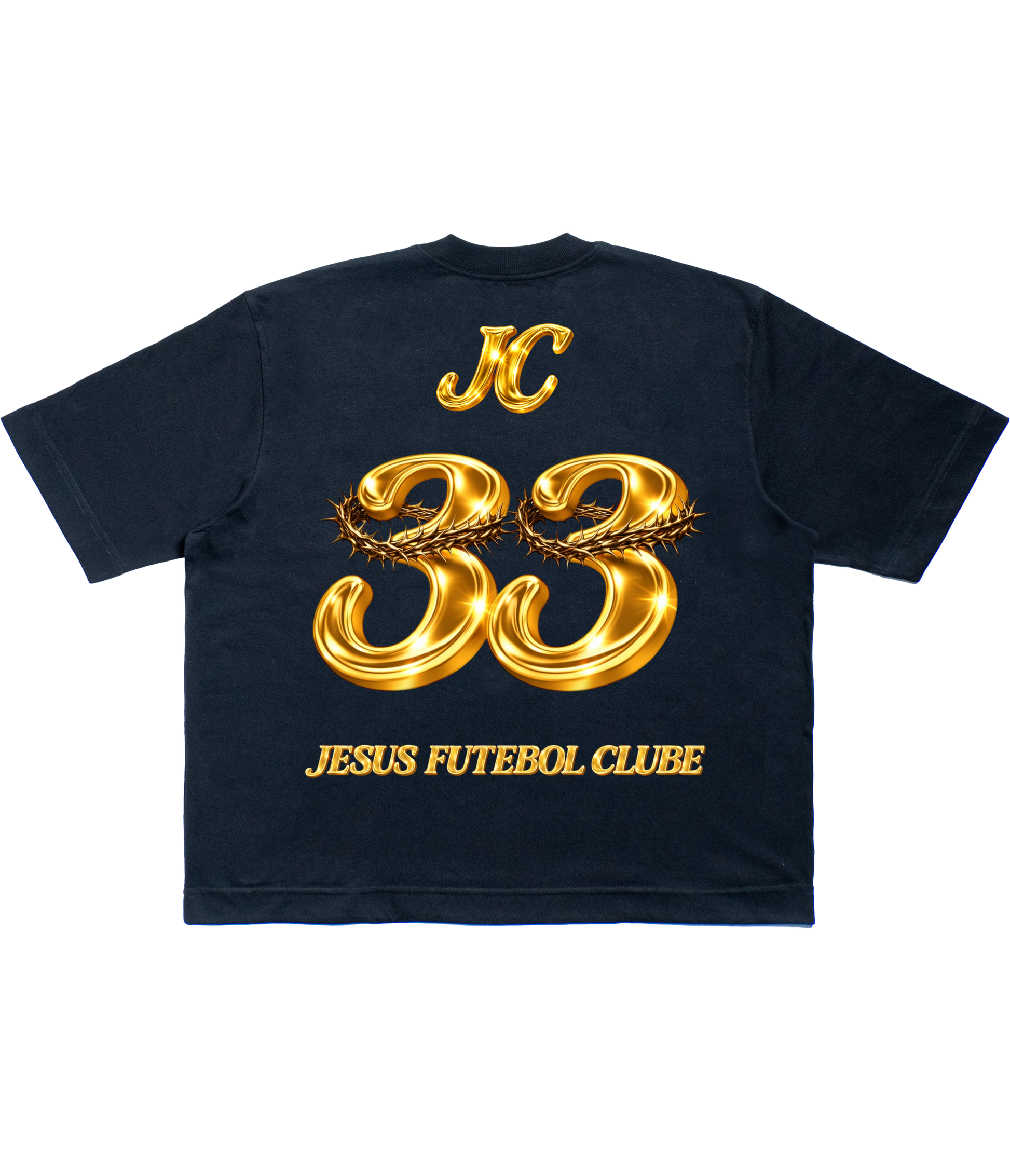 TEE BOXY 'JESUS FC - DOURADO'