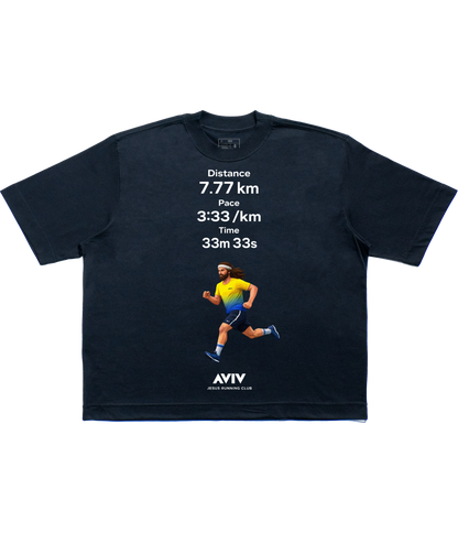 TEE BOXY 'JESUS RUNNING CLUB'