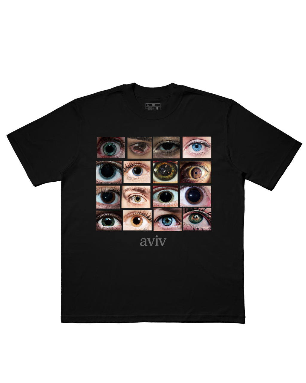 CAMISETA OVERSIZED 'OLHOS' [FRENTE E COSTAS]