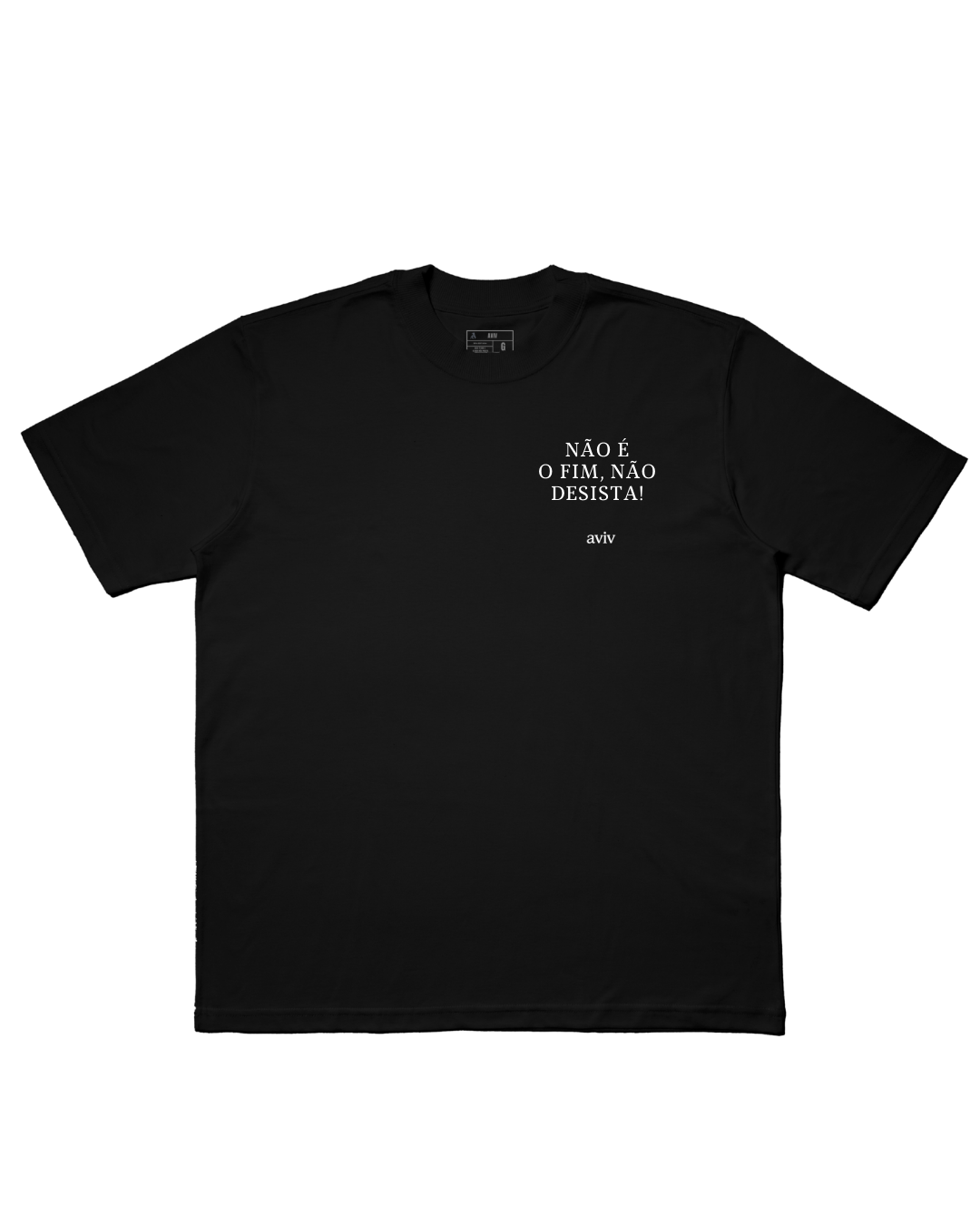 TEE OVERSIZED 'NÃO DESISTA'