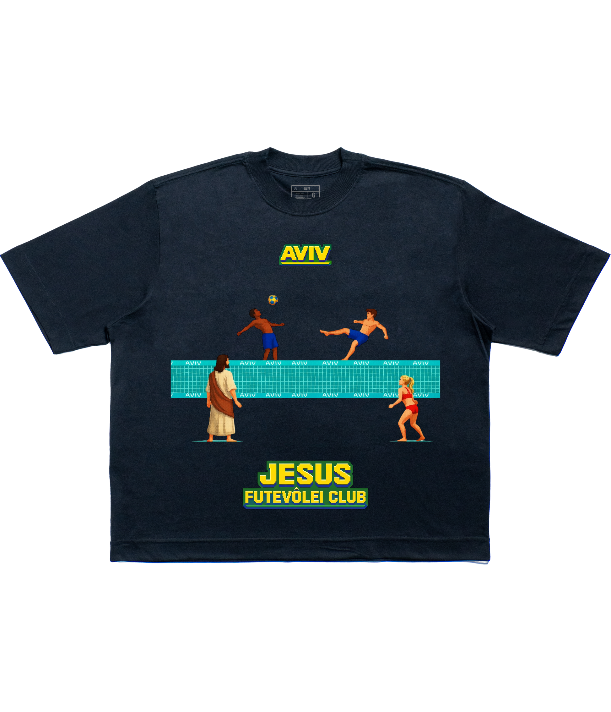 PRÉ VENDA - TEE BOXY 'JESUS FUTEVÔLEI CLUB'