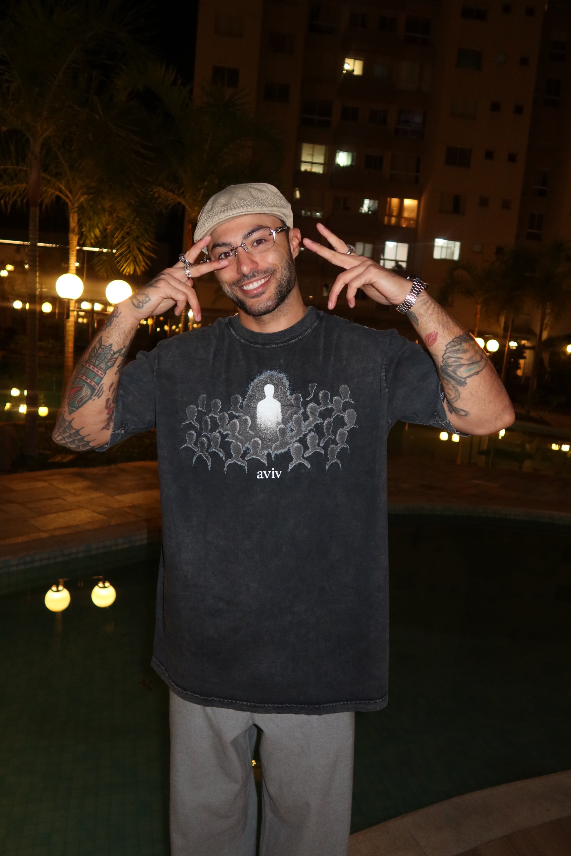TEE OVERSIZED 'PREACHER'