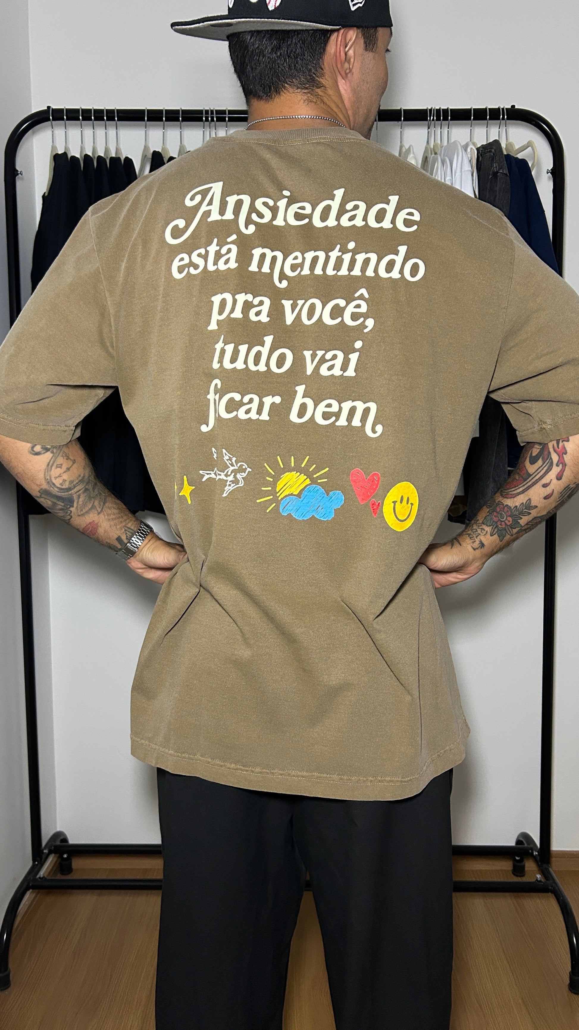 TEE OVERSIZED ‘ANSIEDADE’