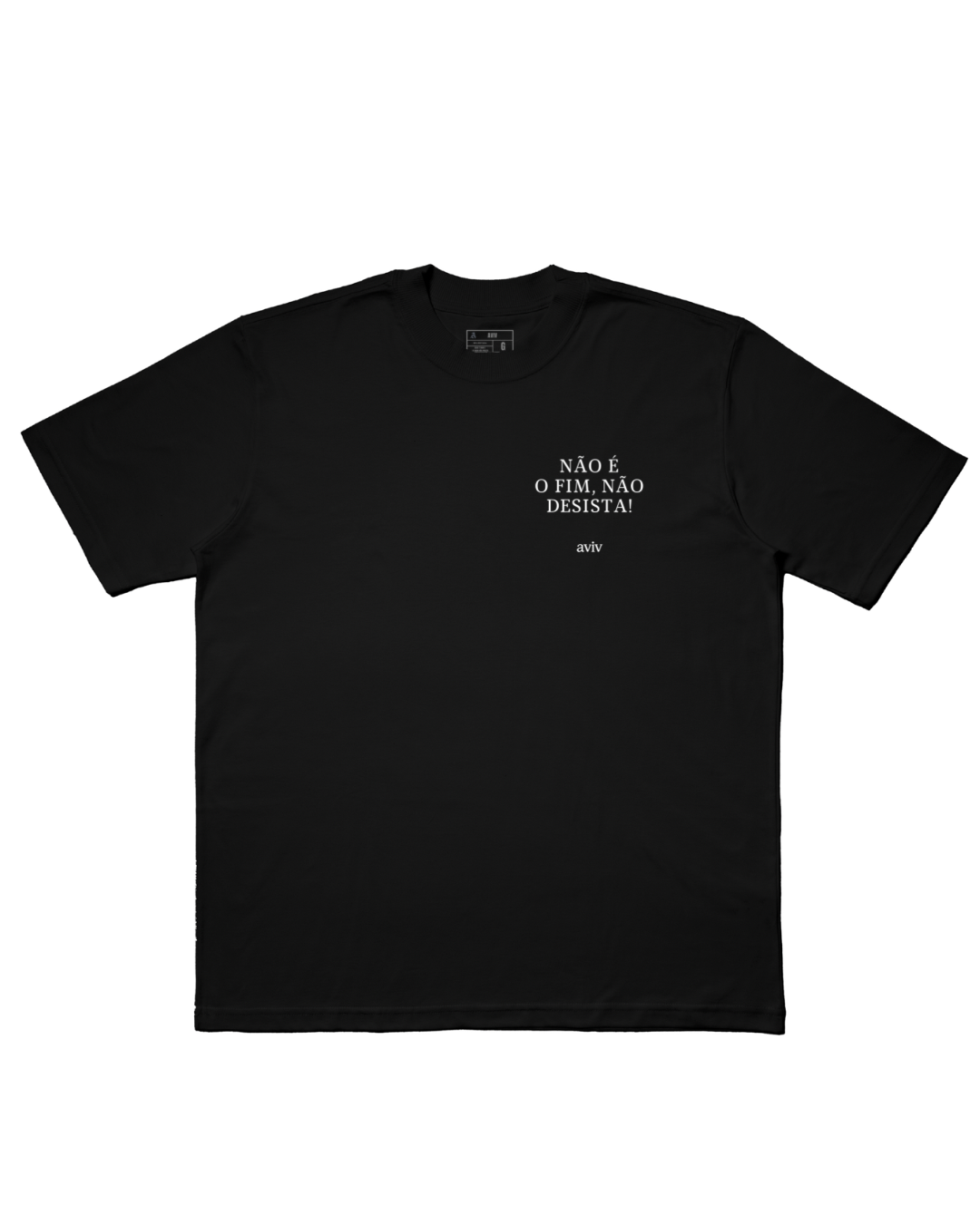 TEE OVERSIZED 'NÃO DESISTA'
