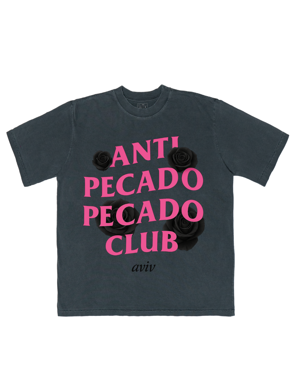 CAMISETA OVERSIZED 'ANTI PECADO' [FRENTE]