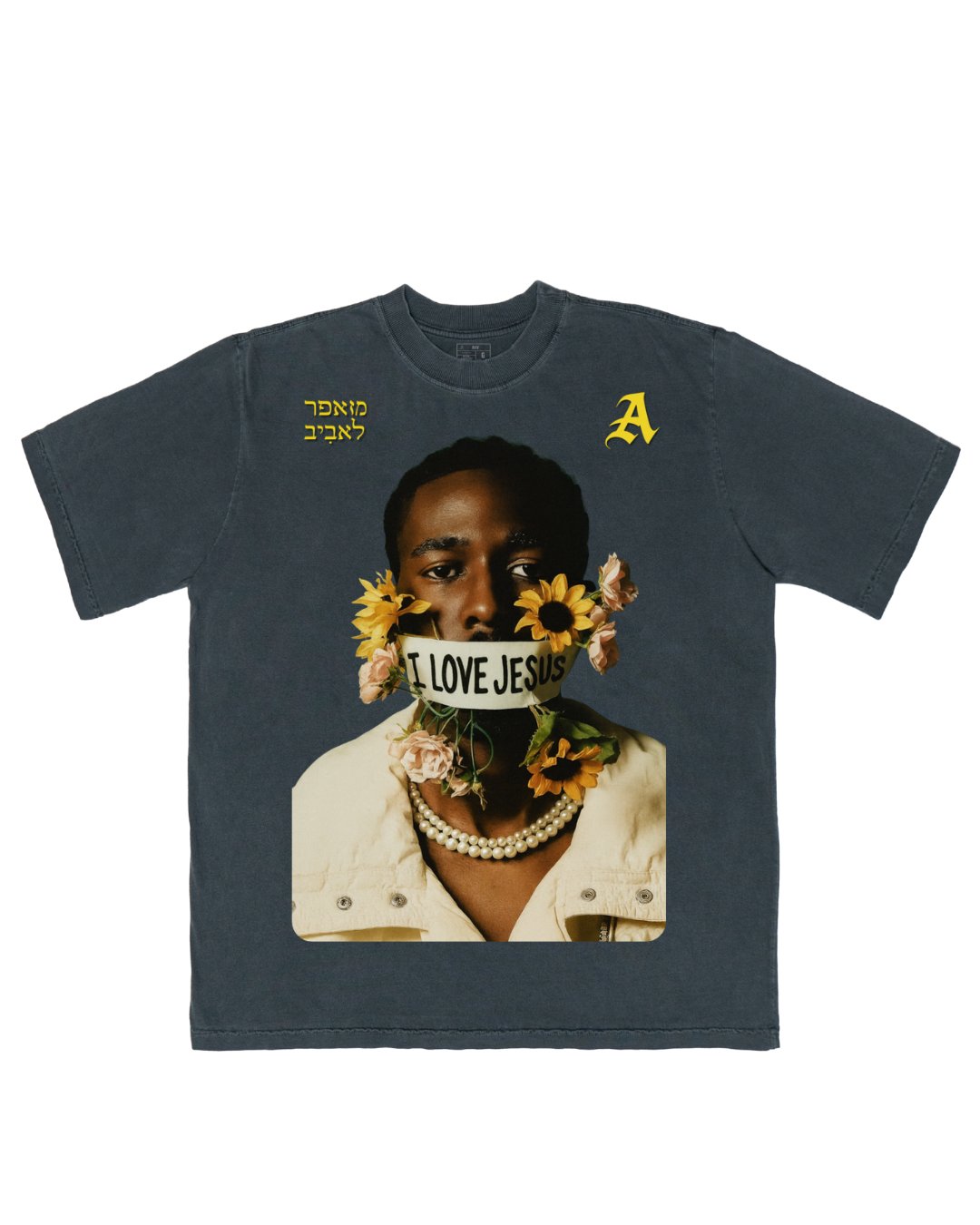 CAMISETA OVERSIZED 'FLORES'