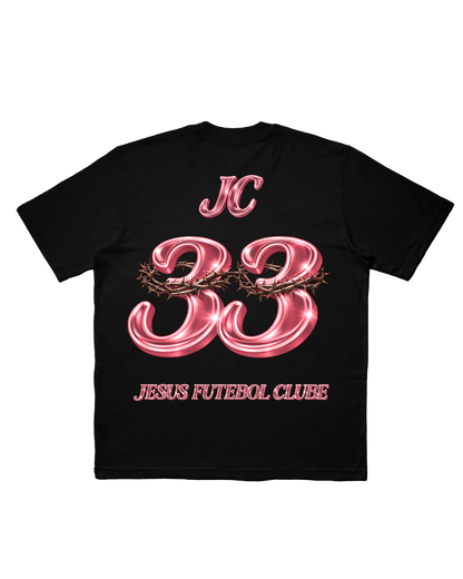 TEE OVERSIZED 'JESUS FC - ROSA'