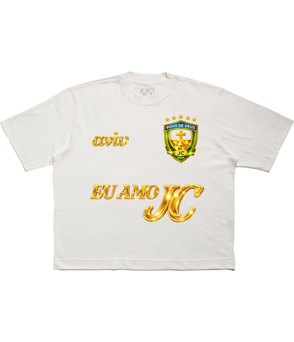 TEE BOXY 'JESUS FC - DOURADO'