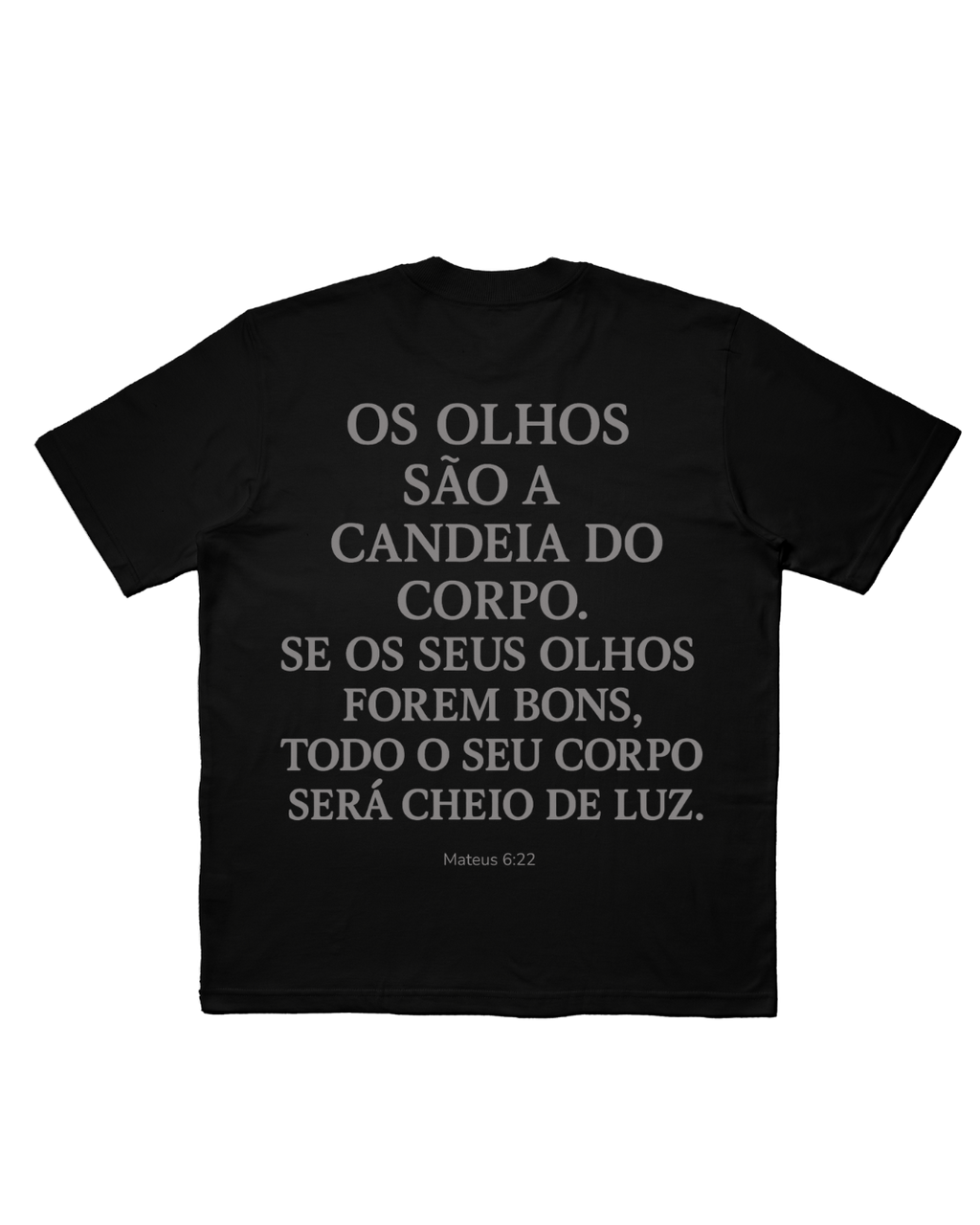CAMISETA OVERSIZED 'OLHOS' [FRENTE E COSTAS]