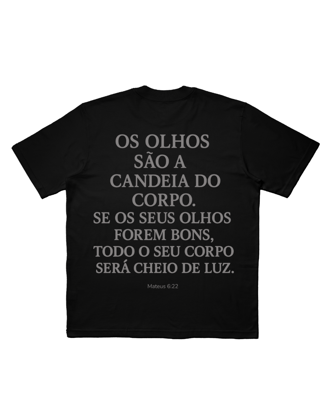 TEE OVERSIZED 'OLHOS' [FRENTE E COSTAS]