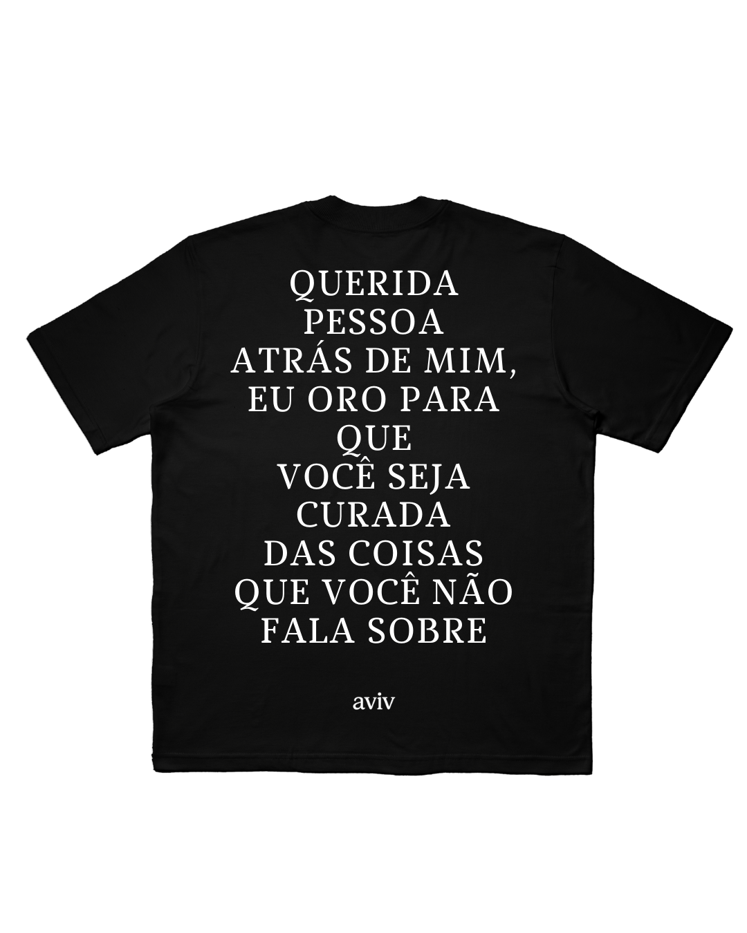 TEE OVERSIZED 'NÃO DESISTA'