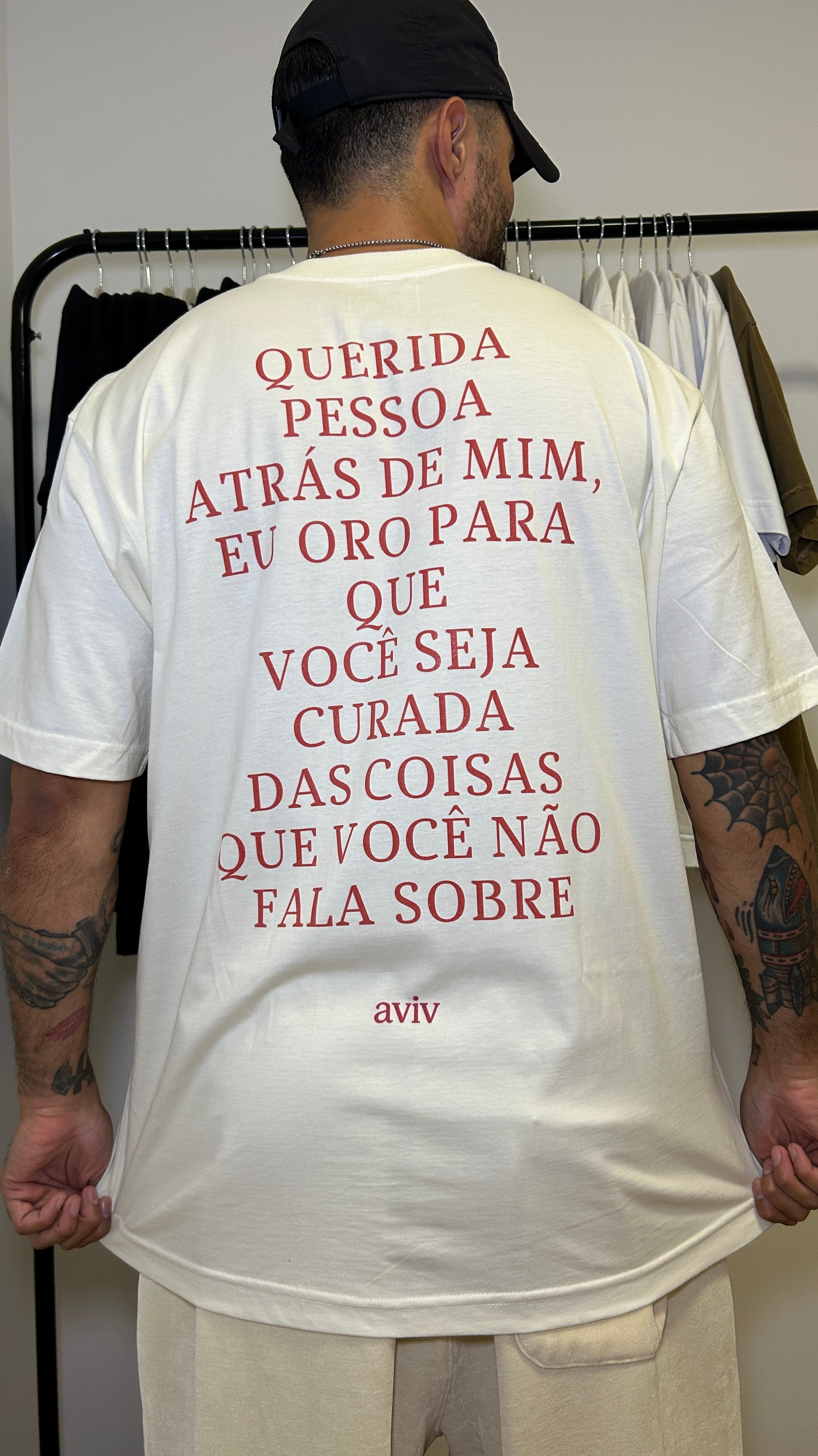 TEE OVERSIZED 'NÃO DESISTA'