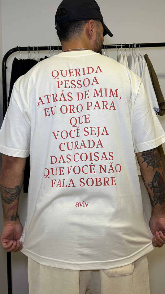 TEE OVERSIZED 'NÃO DESISTA'