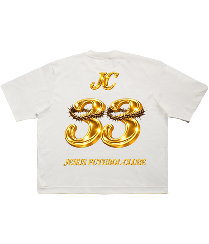 TEE BOXY 'JESUS FC - DOURADO'