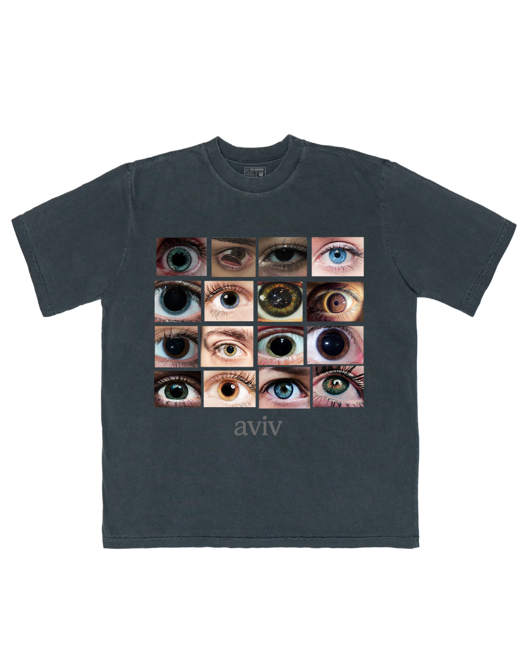 TEE OVERSIZED 'OLHOS' [FRENTE E COSTAS]