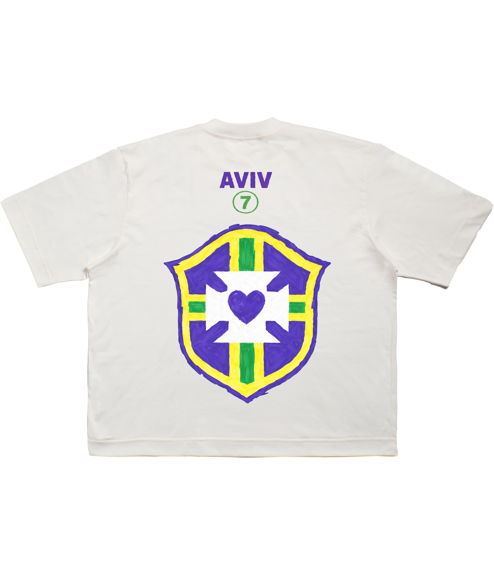 TEE BOXY 'DEUS É BRASILEIRO'