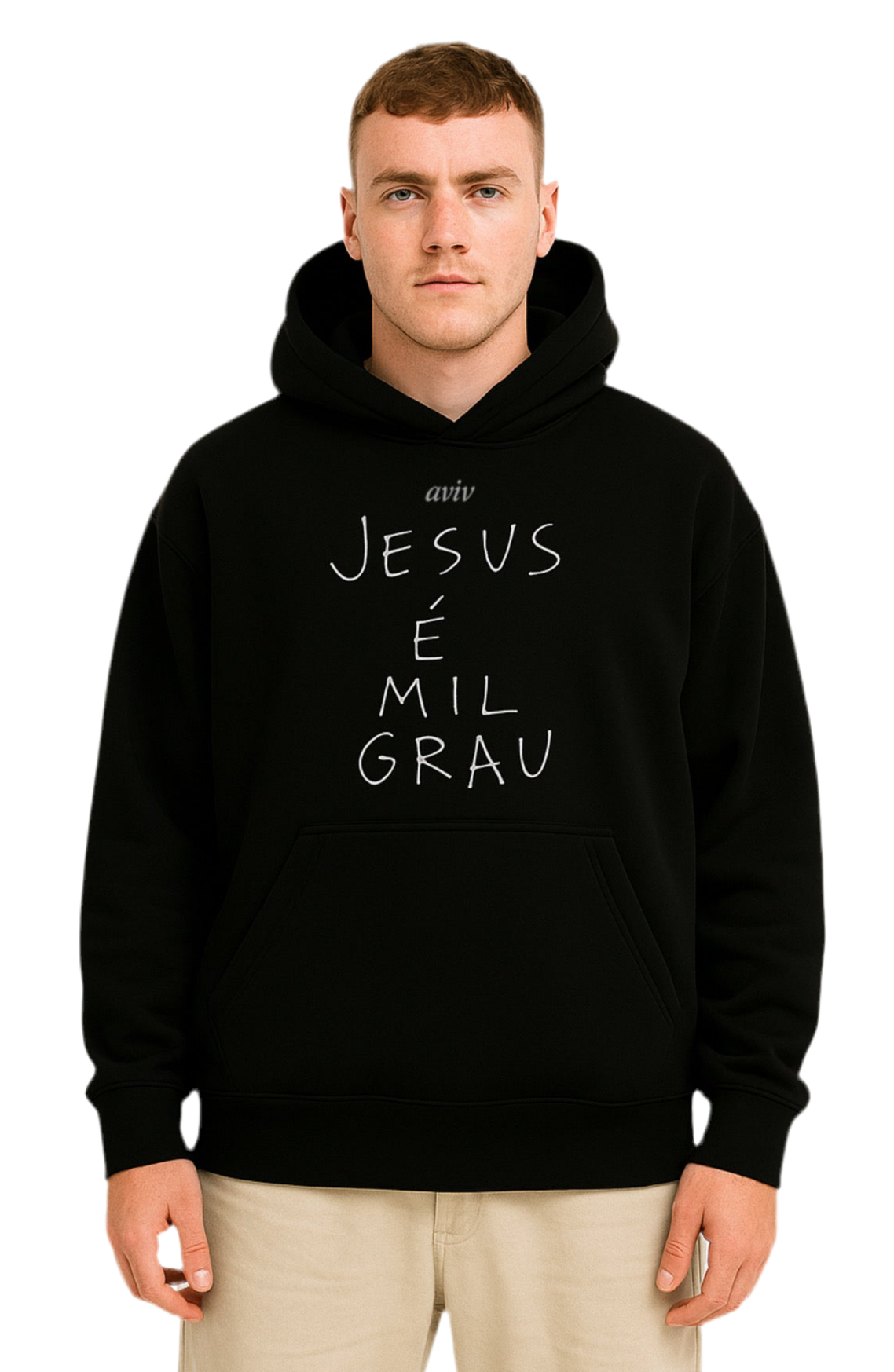 MOLETOM CANGURU ‘MIL GRAU’