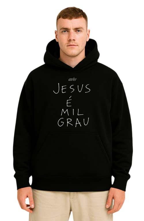 MOLETOM CANGURU ‘MIL GRAU’
