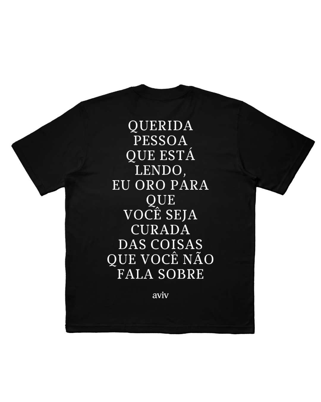 TEE OVERSIZED 'NÃO DESISTA'