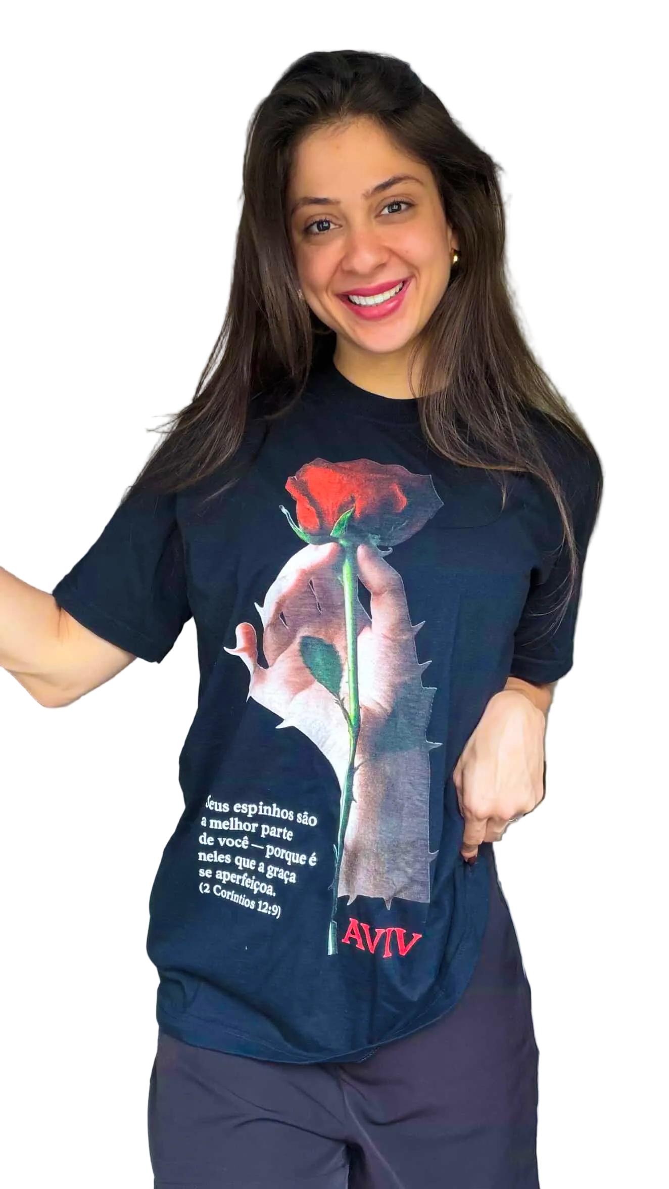 CAMISETA OVERSIZED 'ESPINHOS' [FRENTE]