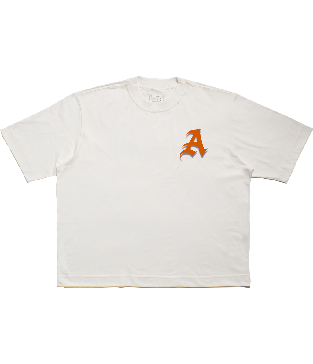 CAMISETA BOXY 'SAVED' [FRENTE E COSTAS]