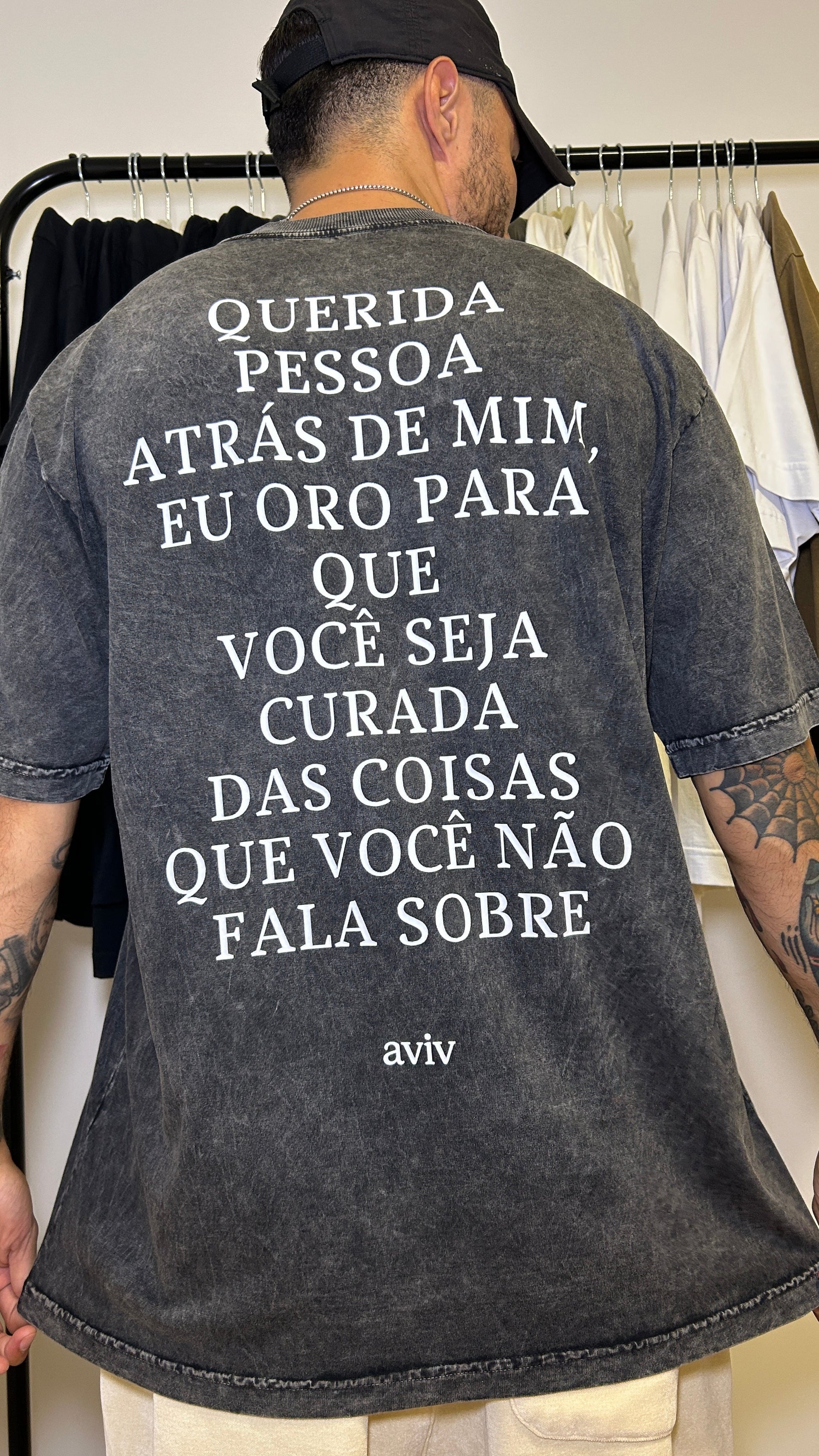 TEE OVERSIZED 'NÃO DESISTA'