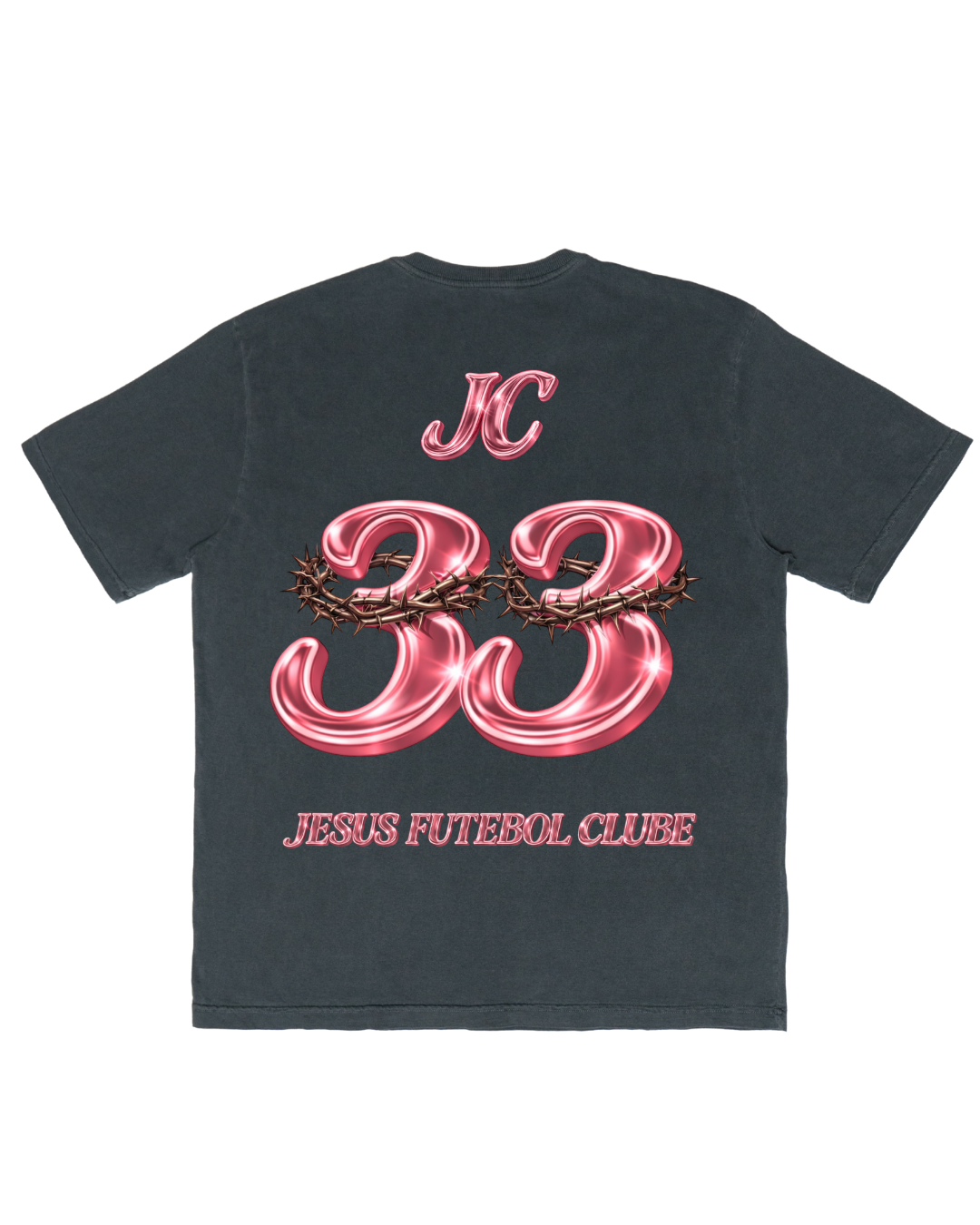 TEE OVERSIZED 'JESUS FC - ROSA'