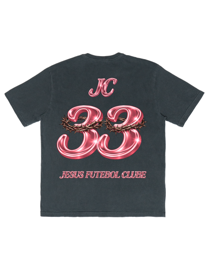 TEE OVERSIZED 'JESUS FC - ROSA'
