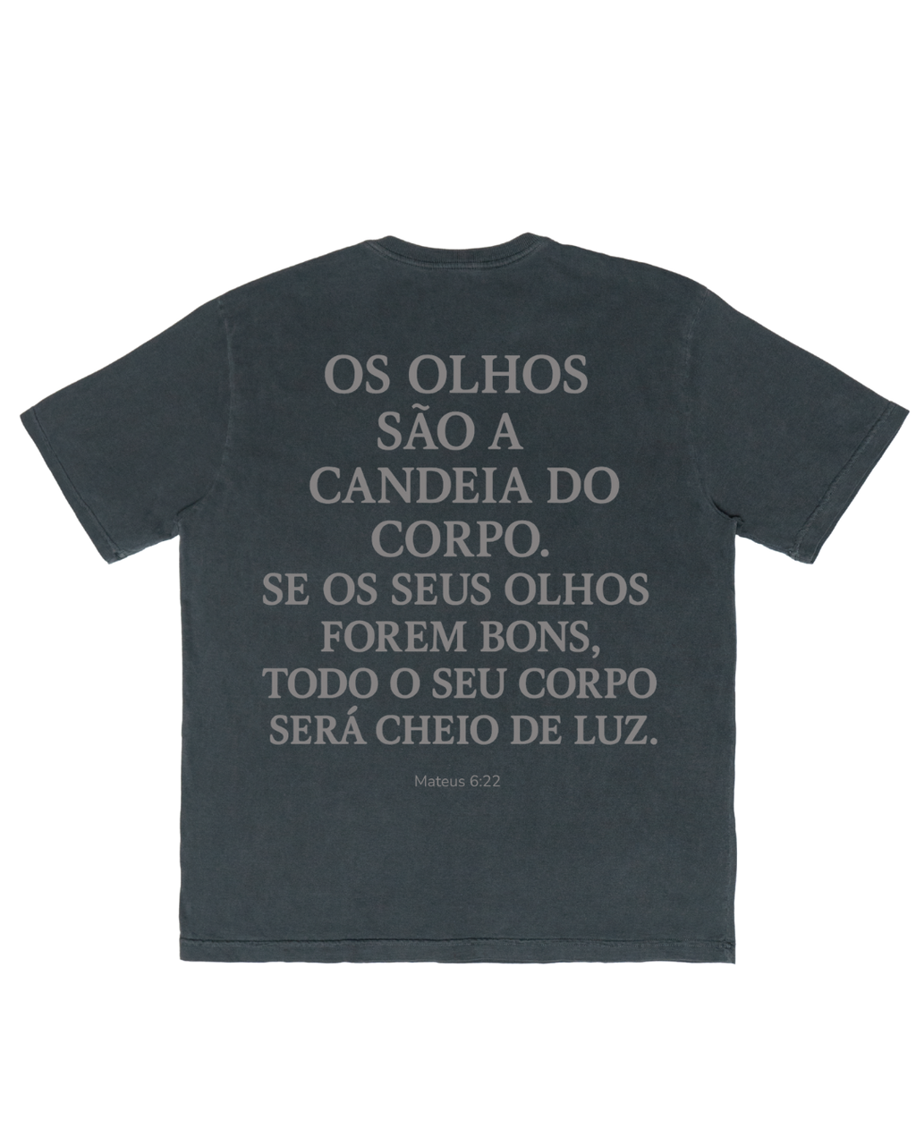 CAMISETA OVERSIZED 'OLHOS' [FRENTE E COSTAS]